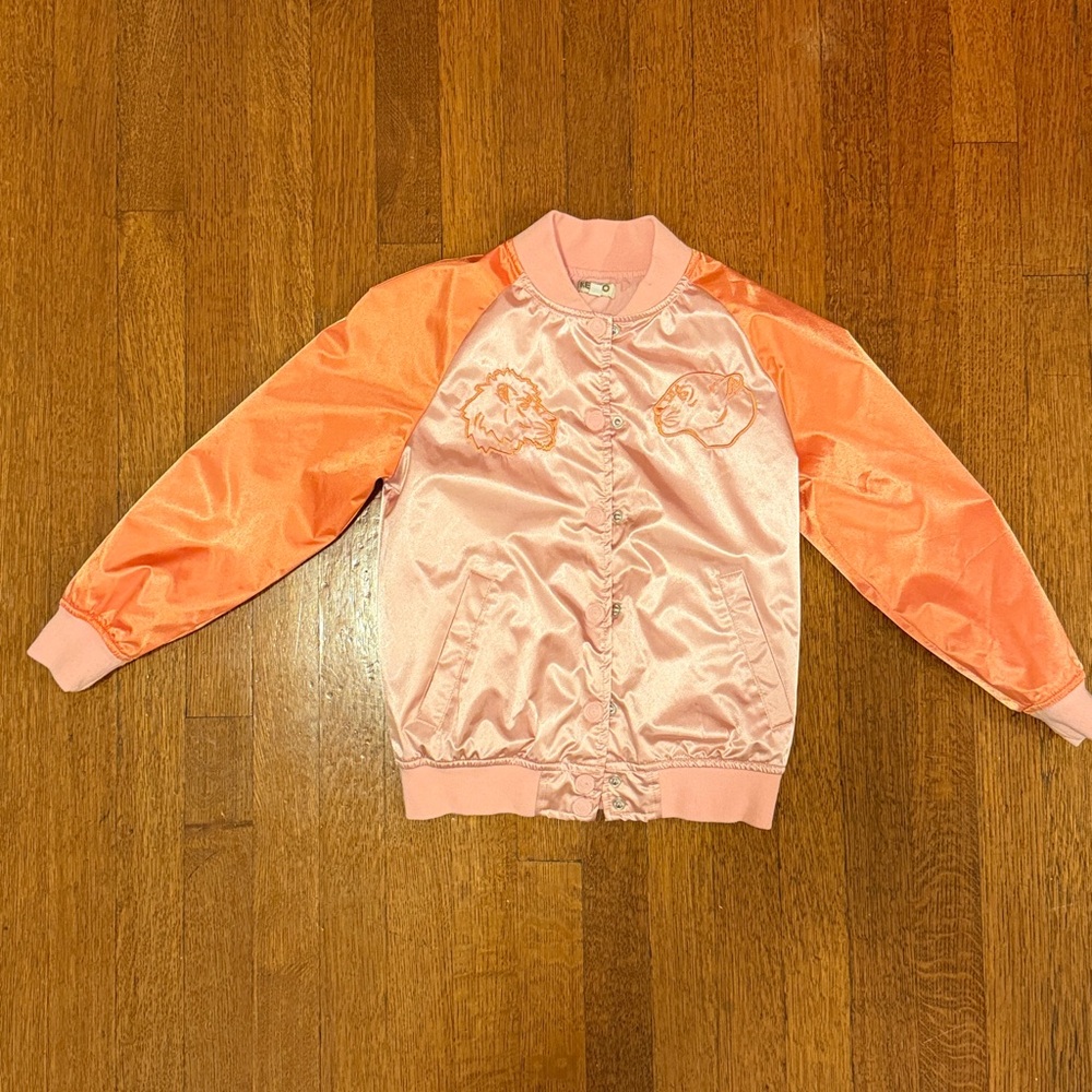 Kenzo Kids Pink and Peach Satin Jacket